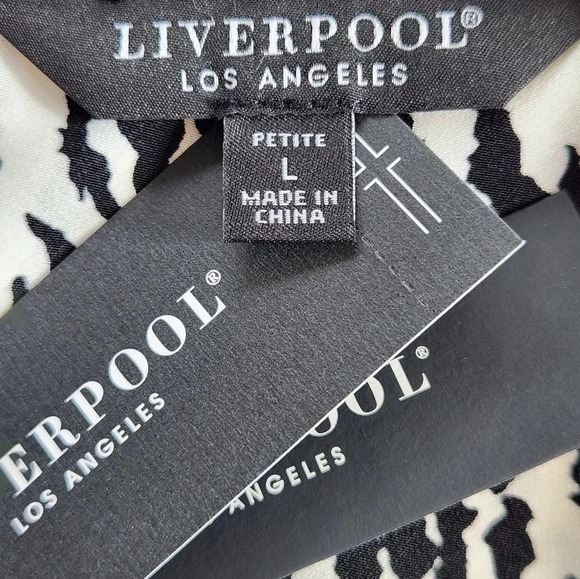 NWT || LIVERPOOL Los Angeles || animal print blouse - Picture 6 of 6